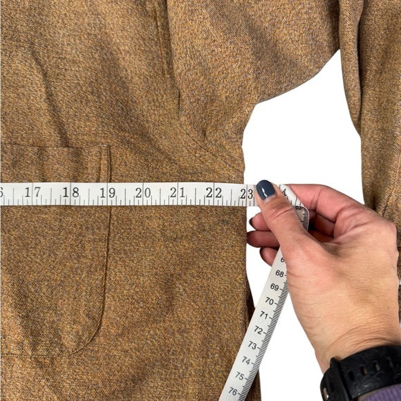 Trictots St Raphael Men’s Medium Brown Cotton Button Down Long Sleeve Shirt N222 - Picture 4 of 8